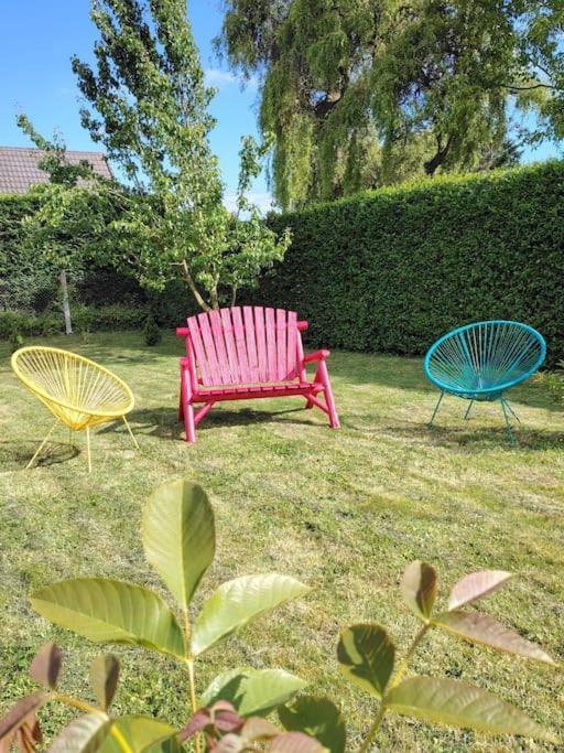 Le Jardin Des Lacs Gite Nature Et Spa Ardres Exteriör bild